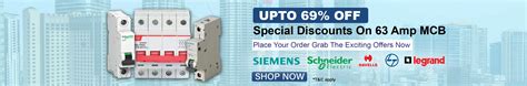 Buy 63 Amp MCB Online at Discount Price in India |Eleczo.com