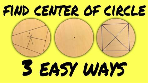 Image result for How to Find Center of Circle Using Square