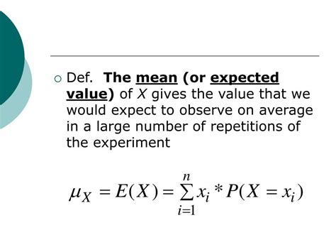 Image result for Expected Value of Random Variables
