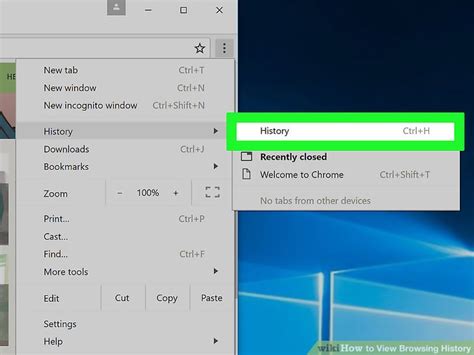 Image result for Open Browsing History