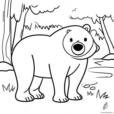 Brown Bear Brown Bear Coloring Page (5400-4290)