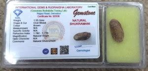 RAM RATAN KENDRA Original Shukra Mani Stone with Lab Certificate(2 Gram ...