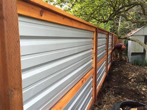 Corrugated Metal Fences