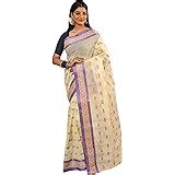 Buy RAJ SAREE HOUSE Women's Pure Cotton Tant Handloom Saree without ...