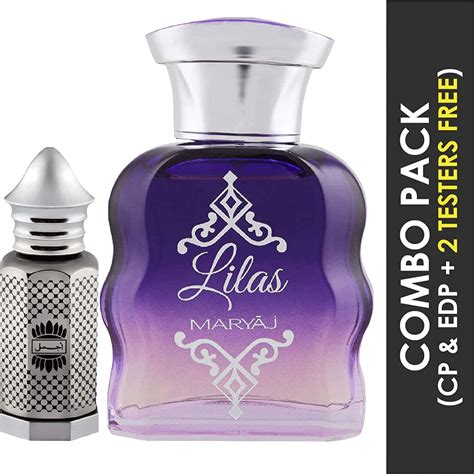 Buy AJMAL ASHER CP ALCOHOL-FREE ATTAR 12ML FOR UNISEX AND MARYAJ LILAS ...