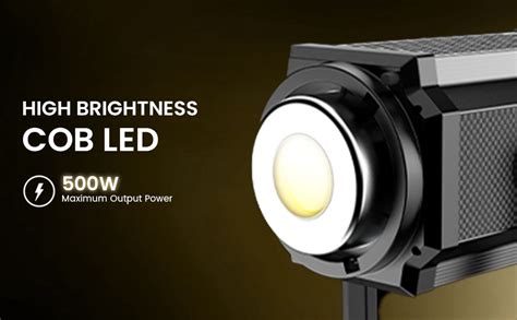 Simpex M-500 BI, High-Performance Continuous LED Light with 500W Power ...
