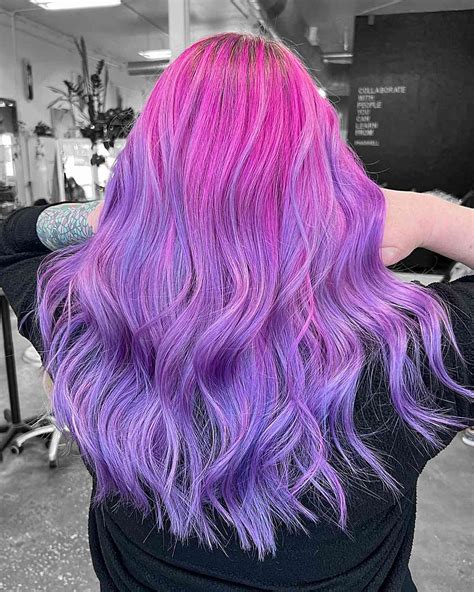 Pastel Purple And Pink Hair