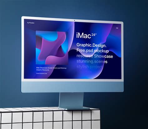 iMac Screen Showcase Presentation Free psd Mockup | Pixeden Club