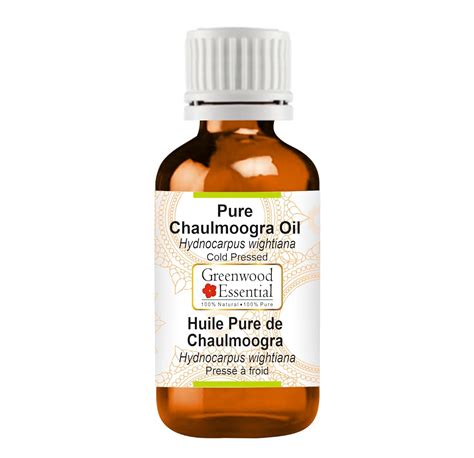 Greenwood Essential Pure Chaulmoogra Oil (Hydnocarpus wightiana ...