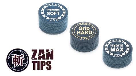 Zan - Premium Pool Cue Tips - Leather • Billiards Direct