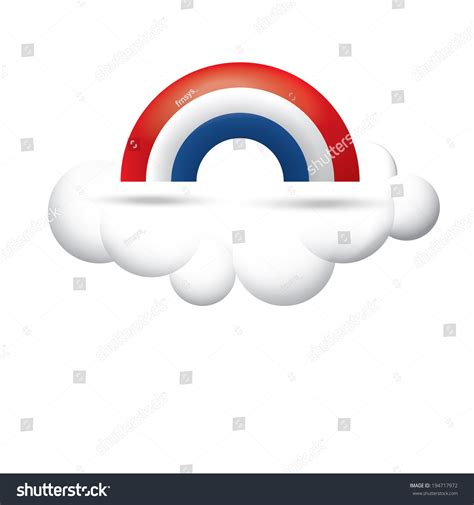 Three Color Rainbow Color French Flag Stock Vector (Royalty Free ...