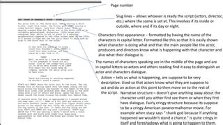 Image result for Script Layout First Page