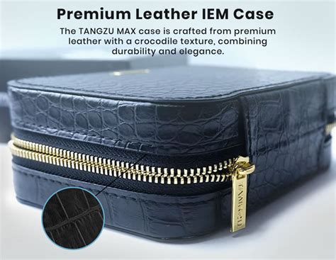 TANGZU-MAX Leather Earphone Case for IEM | Concept Kart