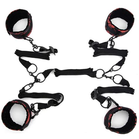 Under Bed Restraint Adjustable Straps with Soft Padded Cuffs – PRATIHARYE