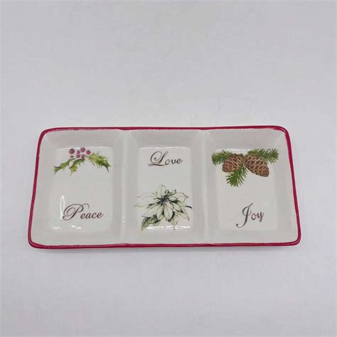 Ceramic Christmas Plates Set of Three - Custom Ceramic Crafts Manufacturer