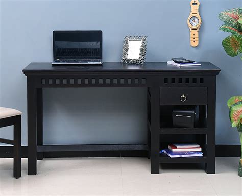 Buy Online Solid Wood Writing Study Table, Study Laptop Desk with ...