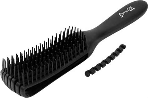 Buy STREAK STREET WET AND DRY HAIR DETANGLER HAIR BRUSH WITH SPACING ...