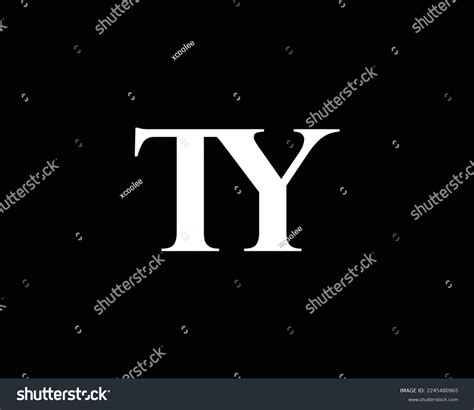Ty Logo Design Vector Template Stock Vector (Royalty Free) 2245480965 ...
