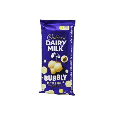 Cadbury Bubbly Top Deck Milk Chocolate 87g Imported : Amazon.in ...