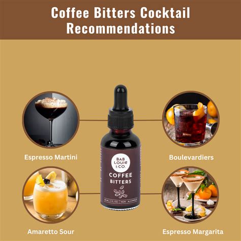 Bablouie's Coffee Bitters 30 ml for Cocktails & Mocktails – Bablouie and Co