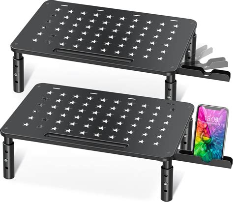 Buy Zimilar 2 Pack Monitor Stand Riser, 3 Height Adjustable Monitor ...