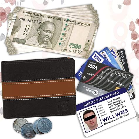 Nisun RFID Protected Brown Genuine Leather Men’s Wallet (NS0104- Brown ...