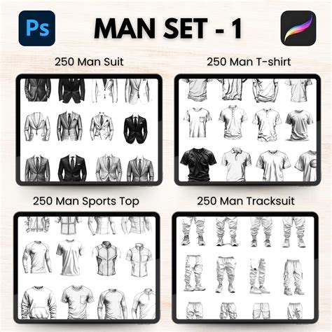 ALL IN ONE - 10000+ Fashion Clothes Brushes Bundle - Procreate ...