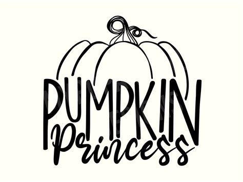 Pumpkin Princess Svg, Princess Svg, Pumpkin Quotes Svg, Cute Fall Svg ...