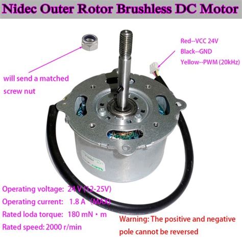 Nidec High-performance Dual Ball Bearing Outer Rotor DC India | Ubuy