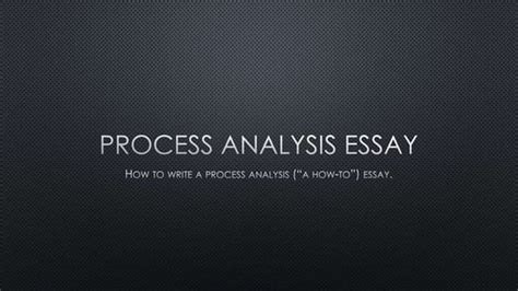Image result for Process Essay Forat