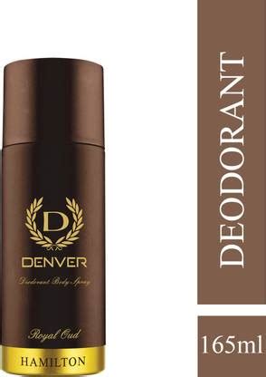 DENVER Hamilton Royal Oud Deo Deodorant Spray - For Men - Price in ...