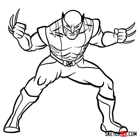 Superhero Drawing Easy