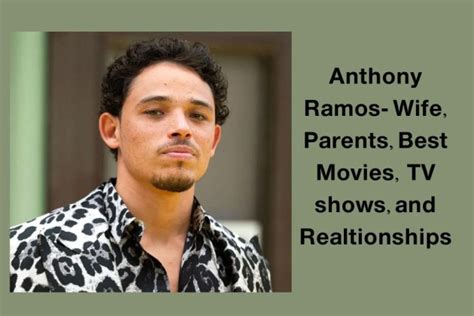 Anthony Ramos- Wife, Parents, Best Movies And TV Shows