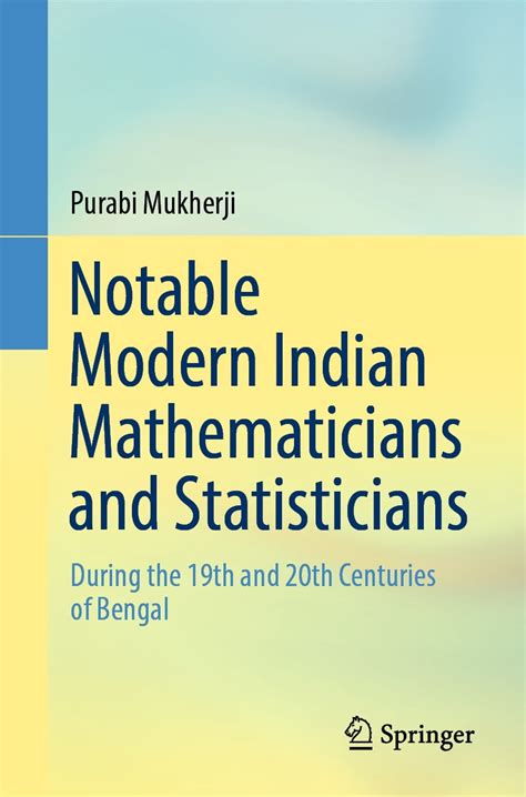 Notable Modern Indian Mathematicians and Statisticians eBook by Purabi ...