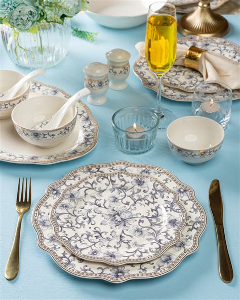 Royal Blue 59 Pcs Dinner Set – Vigneto