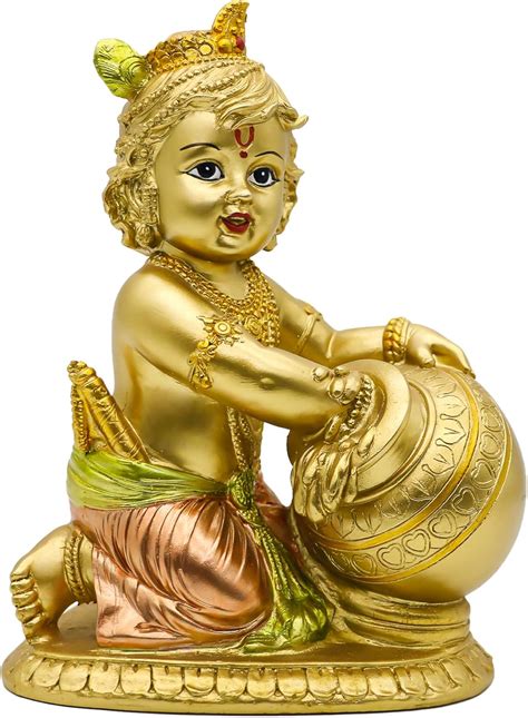 Buy Hindu God Baby Krishna Statue - Indian God Lord Krishna Figurine ...