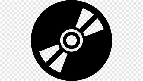Compact disc Computer Icons, cd, logo, monochrome png | PNGEgg