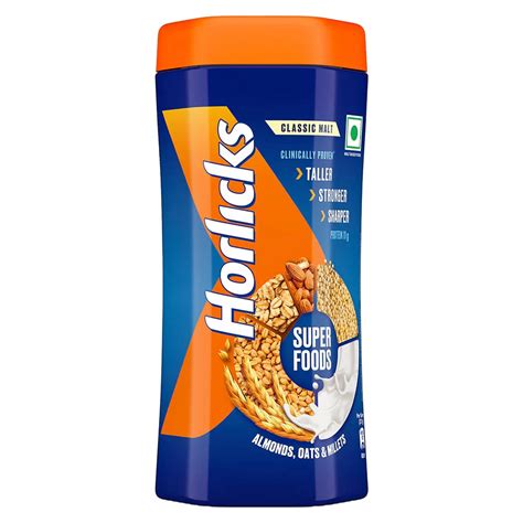 Buy Horlicks Superfood | Classic Malt | Kids Health & Nutrition Drink ...