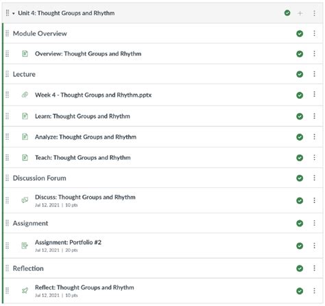 Image result for Canvas Course Modules
