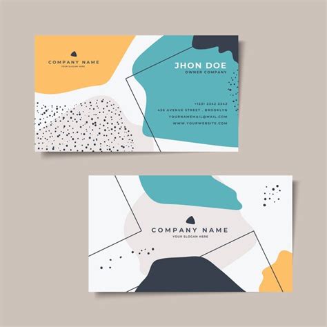 Business Card Layout Ideas Vectors & Illustrations for Free Download