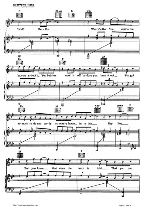 Free Vienna-Billy Joel Piano Sheet Music Preview 2 - Free Piano Sheet ...