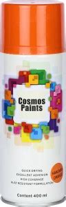 Cosmos Paints Orange Spray Paint 400 ml Price in India - Buy Cosmos ...