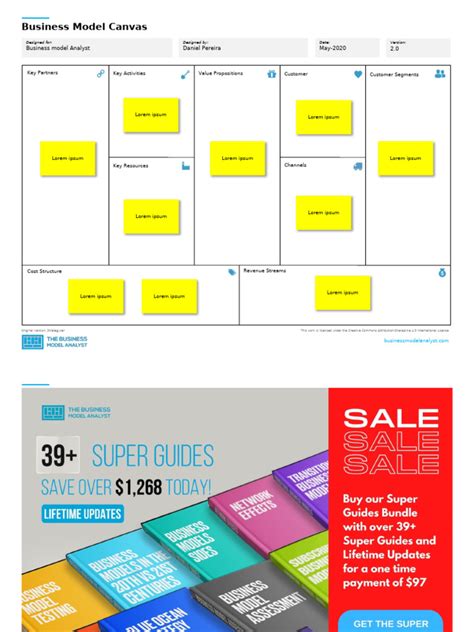 Business Model Canvas Editable Template Word Document 的图像结果