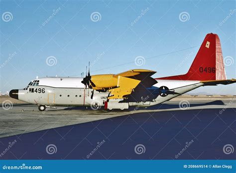 Lockheed C-130A Hercules Static Display LRAFB Editorial Image ...