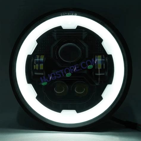 HJG Genuine Phantom Ring 5.75 Inch LED Headlight Avenger Fitting with ...