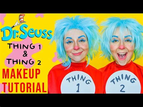 Image result for Thing 1 Makeup Tutorial