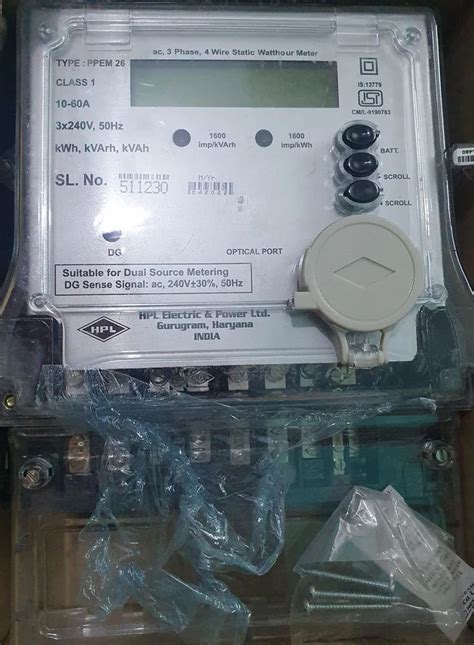 Digital Dual Meter - Hpl Make Dual EB/Dg 3 Phase Meter Manufacturer ...
