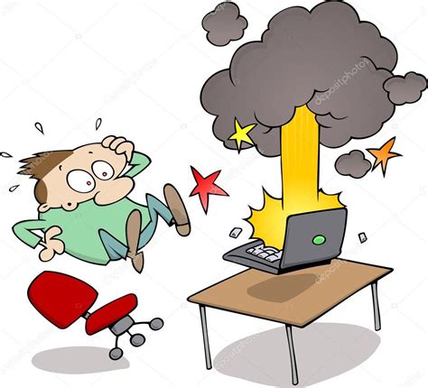 Image result for Exploding Computer Clip Art