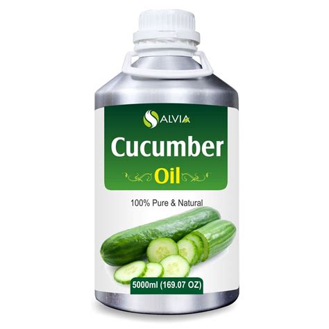 Salvia Natural Carrier Oils 5000ml Cucumber Oil (Cucumis Sativus) 100% ...