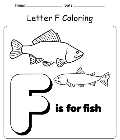 Alphabet Worksheets Letter F - 12 Free PDF Printables | Printablee